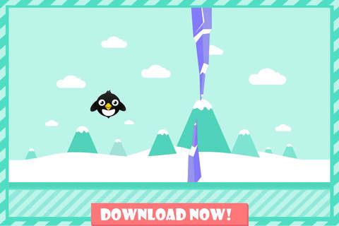 Super Penguin Wings : Bouncy Air screenshot 2