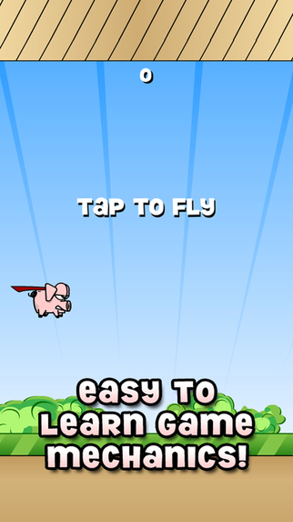 【免費遊戲App】Pigs Fly Lite-APP點子