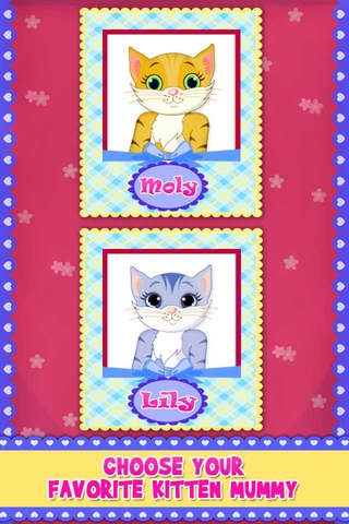 Kitty’s Newborn Baby – Kitty mommy’s new baby care game screenshot 2