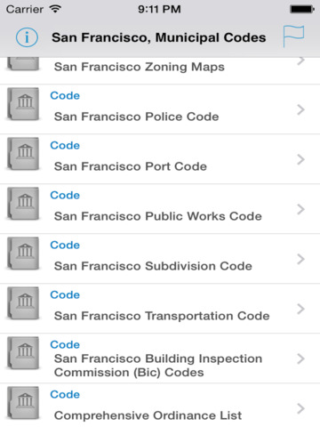 【免費書籍App】San Francisco, Municipal Codes-APP點子