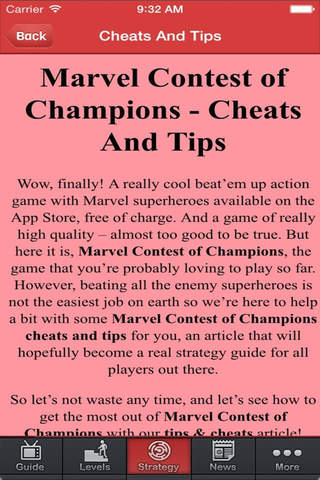 Guide for Contest of Champions screenshot 2