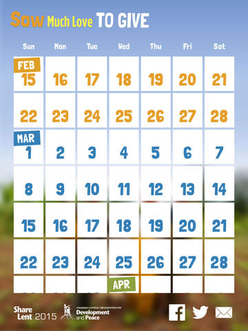 【免費教育App】Lent Calendar-APP點子