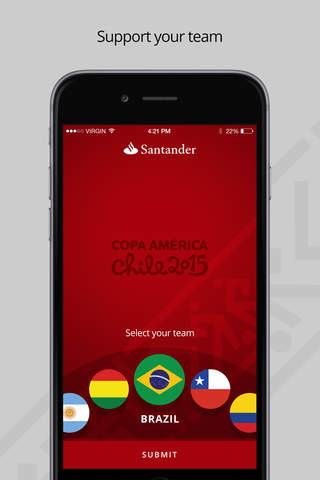 Santander GOLCAM screenshot 2