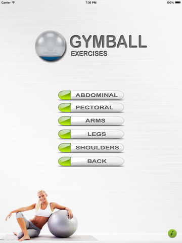 【免費健康App】GymBall Exercises-APP點子