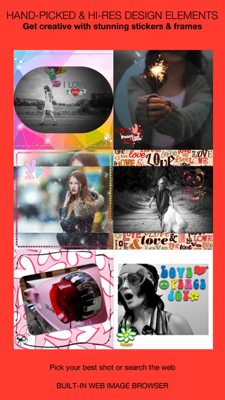 免費下載攝影APP|Insta Love Pics – Well designed frames & stickers for peace and joy. app開箱文|APP開箱王