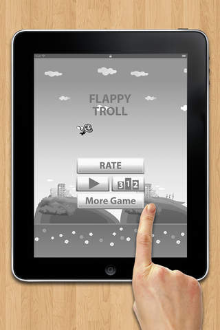Flappy Troll - Funny Bird fly Best free ride screenshot 3