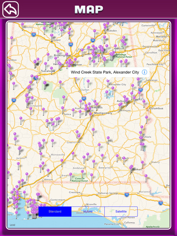 【免費旅遊App】Alabama Campgrounds & RV Parks-APP點子