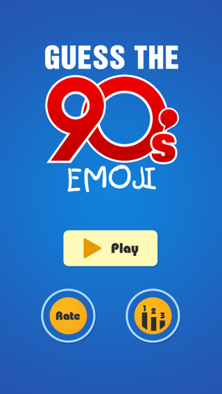 Version 2016 for Guess The 90's Emoji