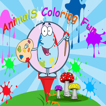 Animals coloring books for fun 遊戲 App LOGO-APP開箱王