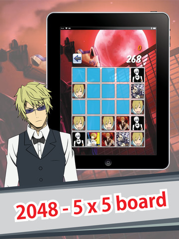 【免費遊戲App】Durarara 2048 Edition - All about best puzzle : Trivia games-APP點子