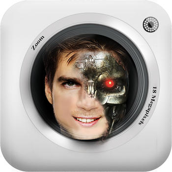 CYBORG PHOTO BOOTH HD : Cybernetic photo morph editor. LOGO-APP點子