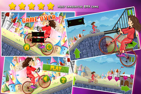 AAA Bicycle Princess - Mountain Climb free screenshot 2