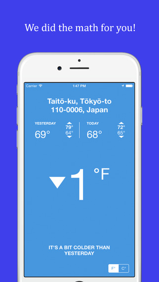 【免費天氣App】HotOrCold Lite - Relative Weather-APP點子