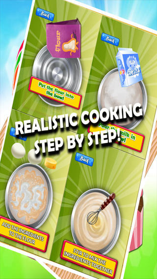 Bakery Food Diner Dash - Bake Make Cakes Pizza Pancakes Lollipops - Free Cooking Games For Kids