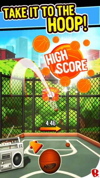 【免費遊戲App】NERF Hoops-APP點子