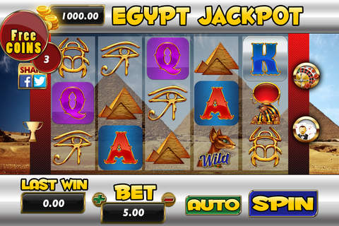 A Aaba Egypt Jackpot Slots - Roulette and Blackjack 21 screenshot 2