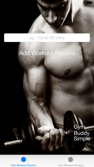 Gym Buddy - A simple workout routine manager