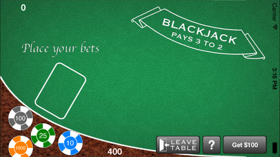 Screenshot 2 AAA Blackjack– Бесплатный игорный симулятор казино Блэкджек 21