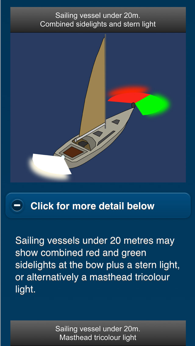 App Shopper ColRegs Nav Lights & Shapes for Boating and Sailing