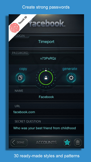 免費下載生產應用APP|Timeport - Save your secrets: Accounts,Credit Cards,Documents,Notes,Private Photo & Video. Password manager and Secure Wallet in Your Pocket. app開箱文|APP開箱王