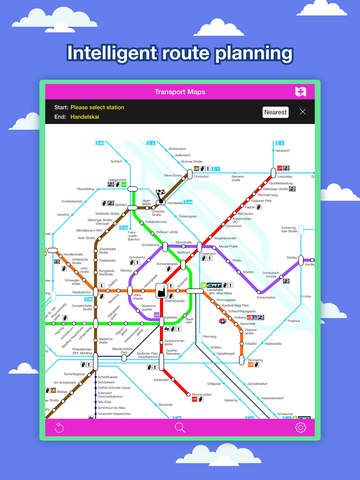 【免費旅遊App】Vienna Transport Map - U-Bahn Map and Route Planner-APP點子