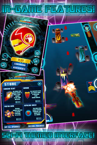 Arcade Run Extreme Neon Cycle Speed Rush screenshot 2