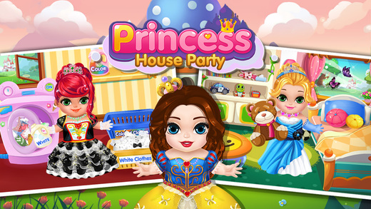 Princess Palace Party Salon - Play House Girls Games