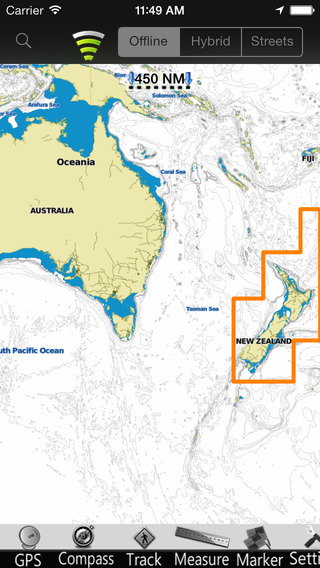 【免費交通運輸App】New Zealand GPS Nautical charts-APP點子