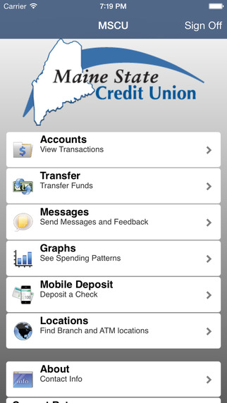 Maine State Credit Union Mobile Banking