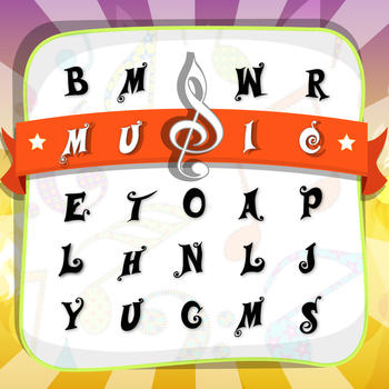 Word Search Music of singer a song hit “Player and Playlist Edition” LOGO-APP點子