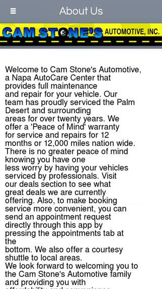 免費下載商業APP|Cam Stone's Automotive, Inc. - Palm Desert app開箱文|APP開箱王