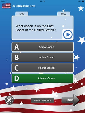 【免費教育App】Free US Citizenship Test 2015-APP點子