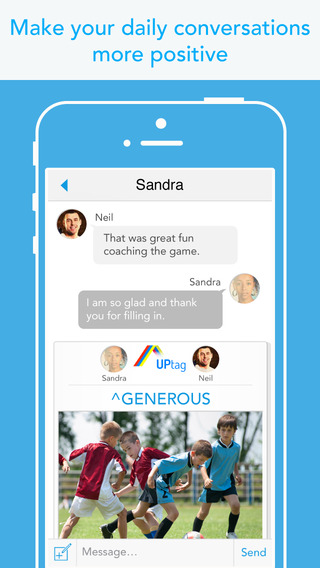 【免費社交App】UPtag Positive Messaging-APP點子