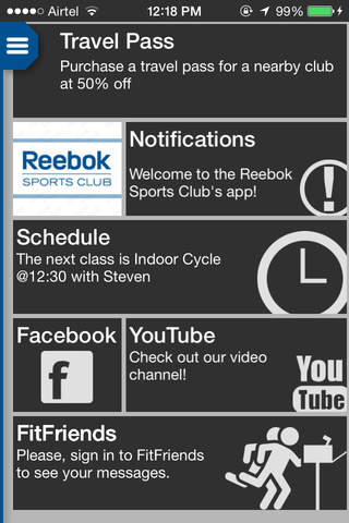 Reebok Sports Club London screenshot 2