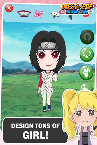 Chibi Character Creator Games for Girls - Cute Anime Dress-Up Naruto Shippuden Edition screenshot 4