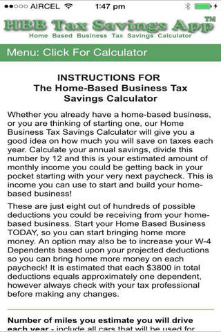 HBB Tax Savings App screenshot 3