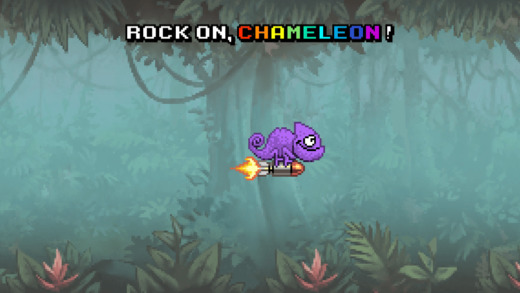 【免費遊戲App】Rocket Chameleon-APP點子