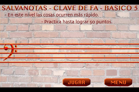 Saber leer Notas Musicales en Clave de Fa screenshot 2