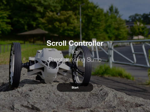 Jumping Sumo Scroll Controller for iPad