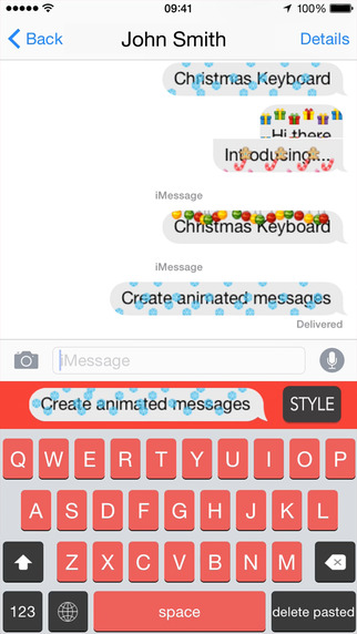 【免費工具App】Christmas Keyboard - Send Animated Messages-APP點子