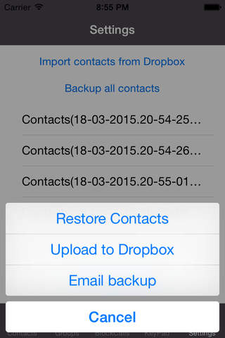 Contacts and Messege Pro - Manager++ screenshot 4
