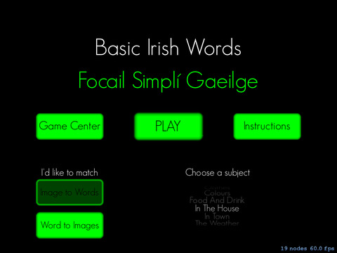 Basic Irish Words