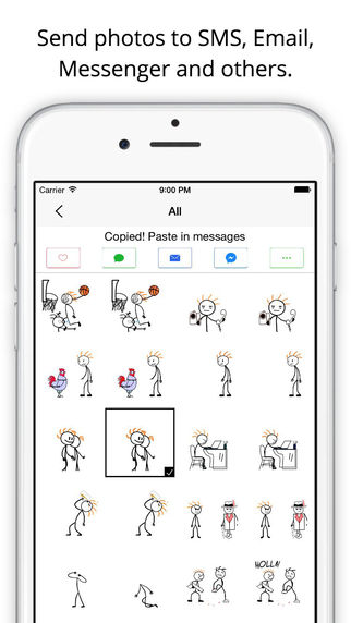 【免費工具App】Stick Messaging Keyboard-APP點子