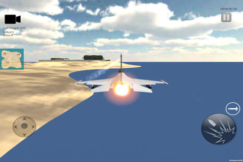Real Fighter Air Simulator : 3D Free Game screenshot 2
