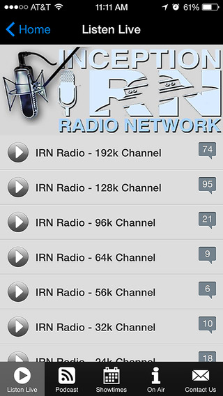 【免費娛樂App】Inception Radio Network Mobile-APP點子