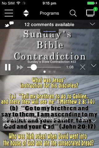 Bible Contradiction App screenshot 2