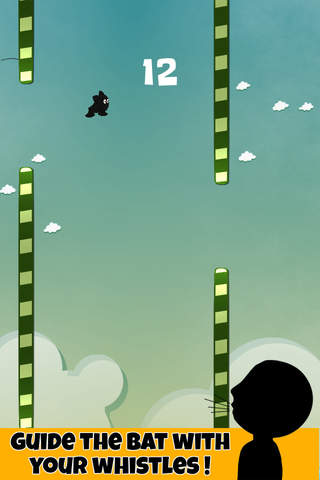 Wind Bat. Play whistling! screenshot 2