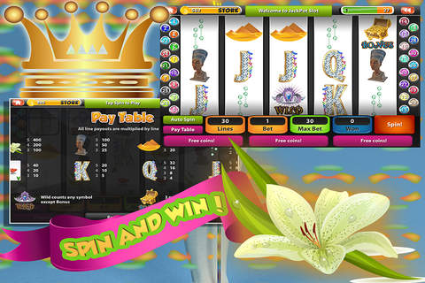 AAA Cleopatra casino Slots of Fortune - Vegas Mystic Machines with Huge Wild-s Hand-Pay Tricks screenshot 2