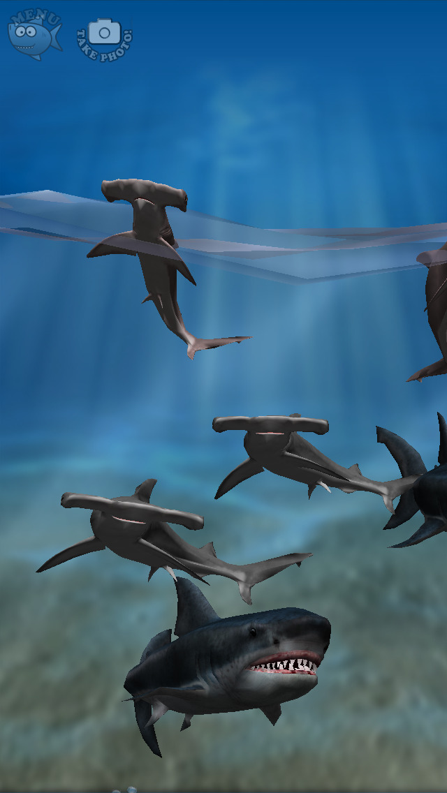 Shark Fingers! 3D Interactive Aquarium FREE