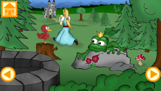 Grimms fairy tale 1. The Frog Prince or Iron Henry a interactive fairy tale book.